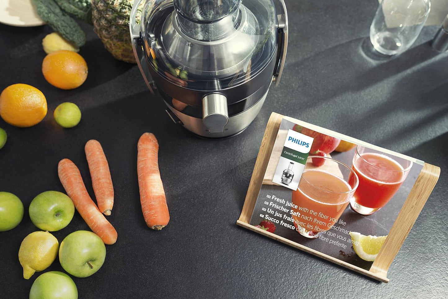 Philips 1200W Avance Collection Juicer- 1200W, 1L Capacity, XXL Feeding Tube, Lower Noise - HR1922/21