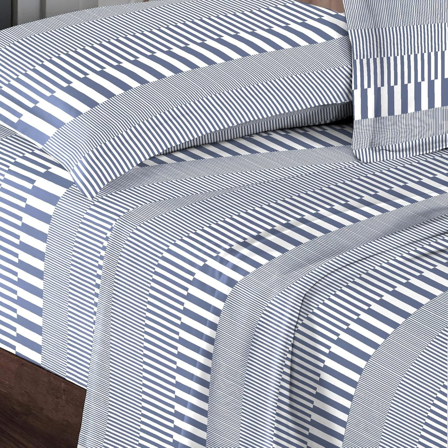 Pizuna Pure 100% Cotton Sheets California King Size, Luxurious 400 Thread Count Long Staple Cotton Sateen Sheets California King with 15inch Deep Pocket (Combed Cotton Sheets California King)