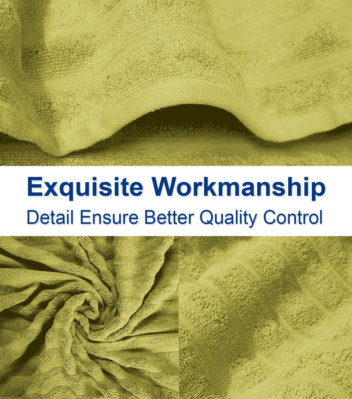 Lavish Touch 100% Cotton 650 GSM Towel Set 4 Pcs - Kea Global