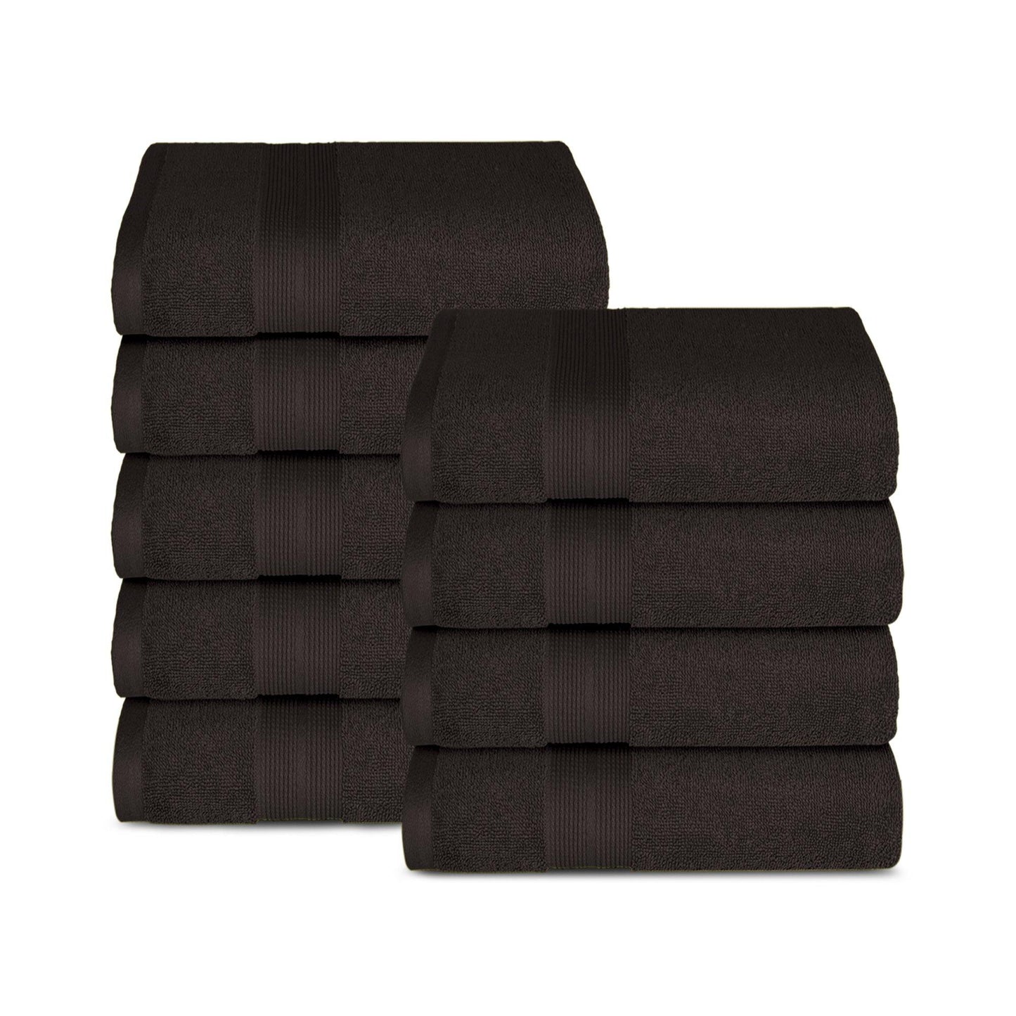 Lavish Touch 650 GSM 100% Cotton 9 Pack Washcloths Set - Kea Global
