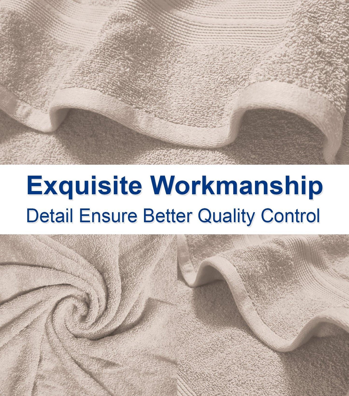 Lavish Touch 650 GSM 100% Cotton 9 Pack Washcloths Set - Kea Global