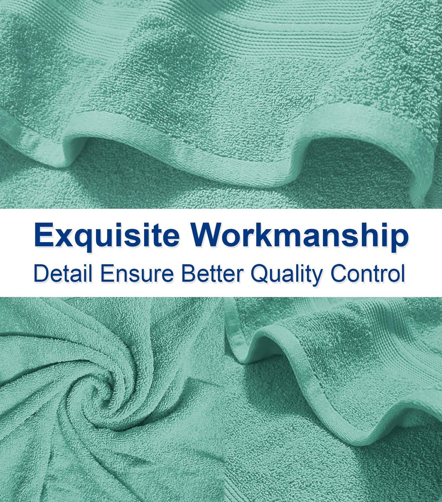 Lavish Touch 650 GSM 100% Cotton 9 Pack Washcloths Set - Kea Global