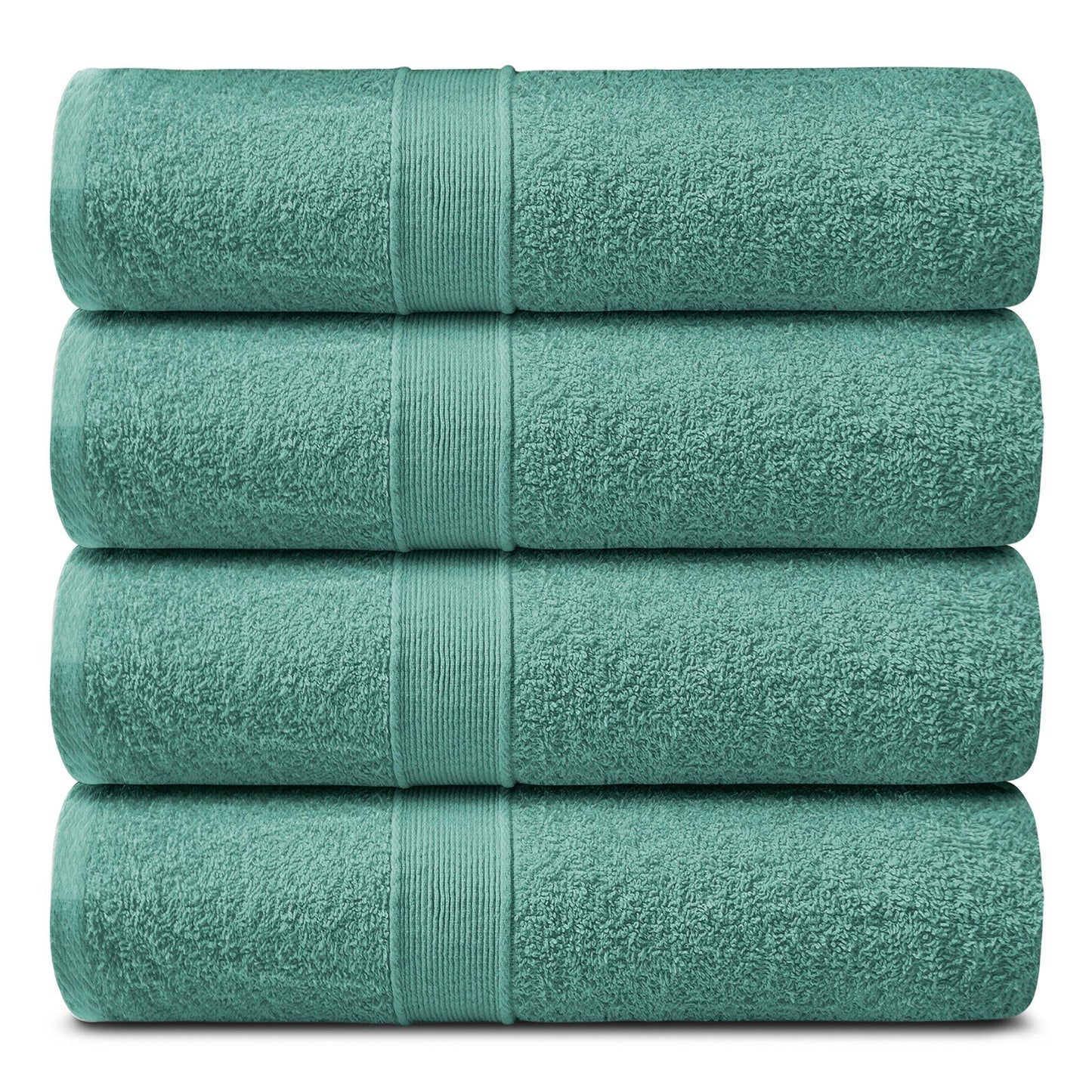 Lavish Touch 400 GSM 100% Cotton 4 Pack Bath Sheets Set - Kea Global