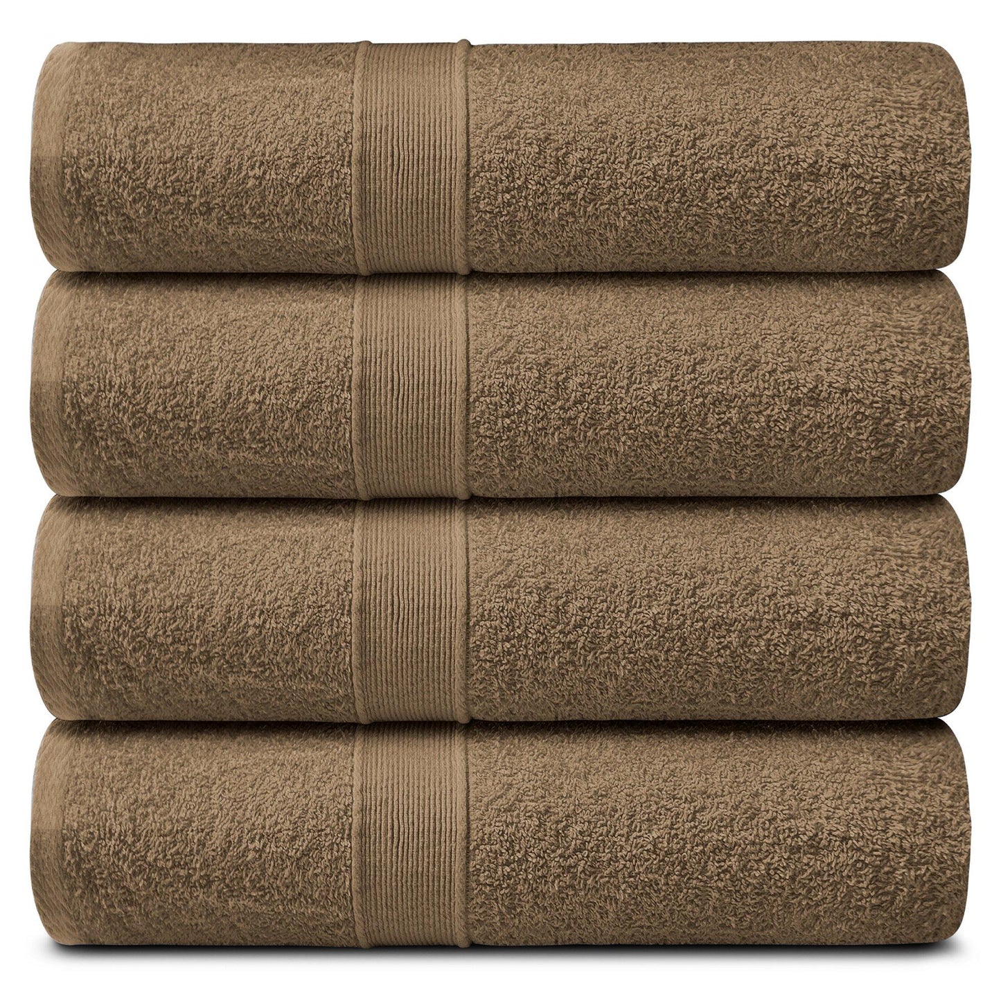Lavish Touch 400 GSM 100% Cotton 4 Pack Bath Sheets Set - Kea Global