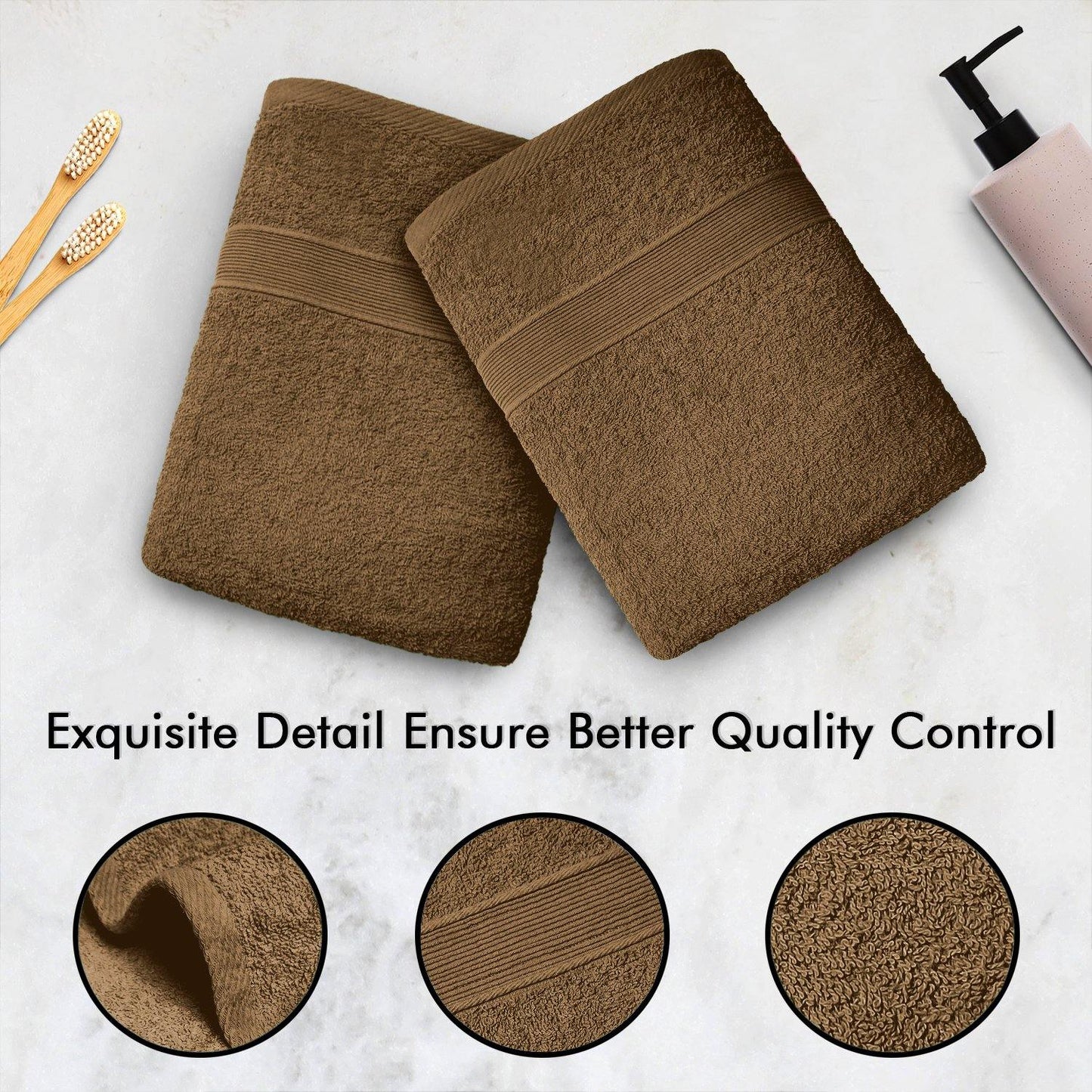 Lavish Touch 400 GSM 100% Cotton 4 Pack Bath Sheets Set - Kea Global
