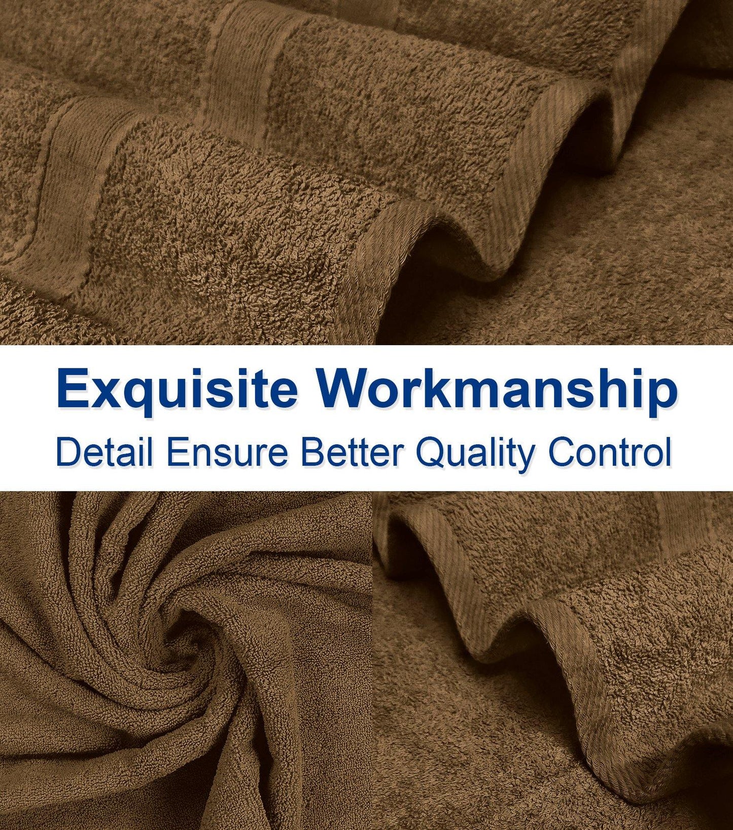 Lavish Touch 400 GSM 100% Cotton 4 Pack Bath Sheets Set - Kea Global