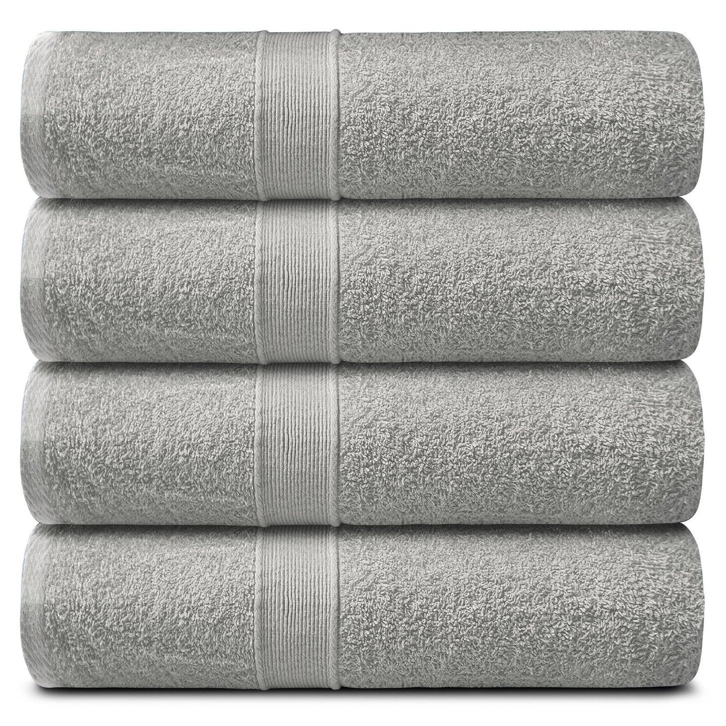 Lavish Touch 400 GSM 100% Cotton 4 Pack Bath Sheets Set - Kea Global