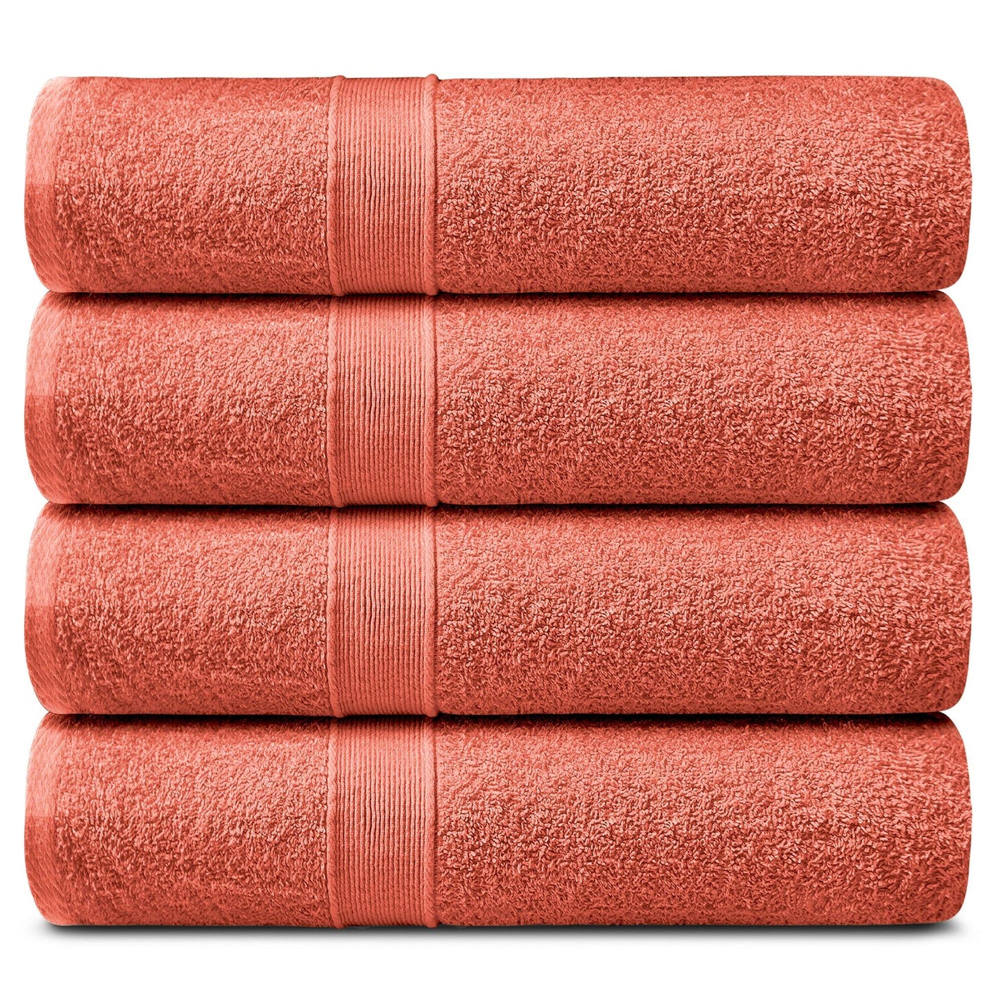 Lavish Touch 400 GSM 100% Cotton 4 Pack Bath Sheets Set - Kea Global