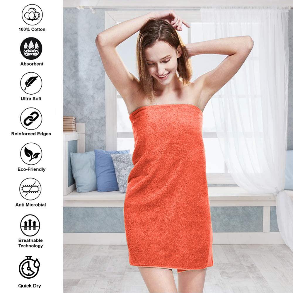 Lavish Touch 400 GSM 100% Cotton 4 Pack Bath Sheets Set - Kea Global