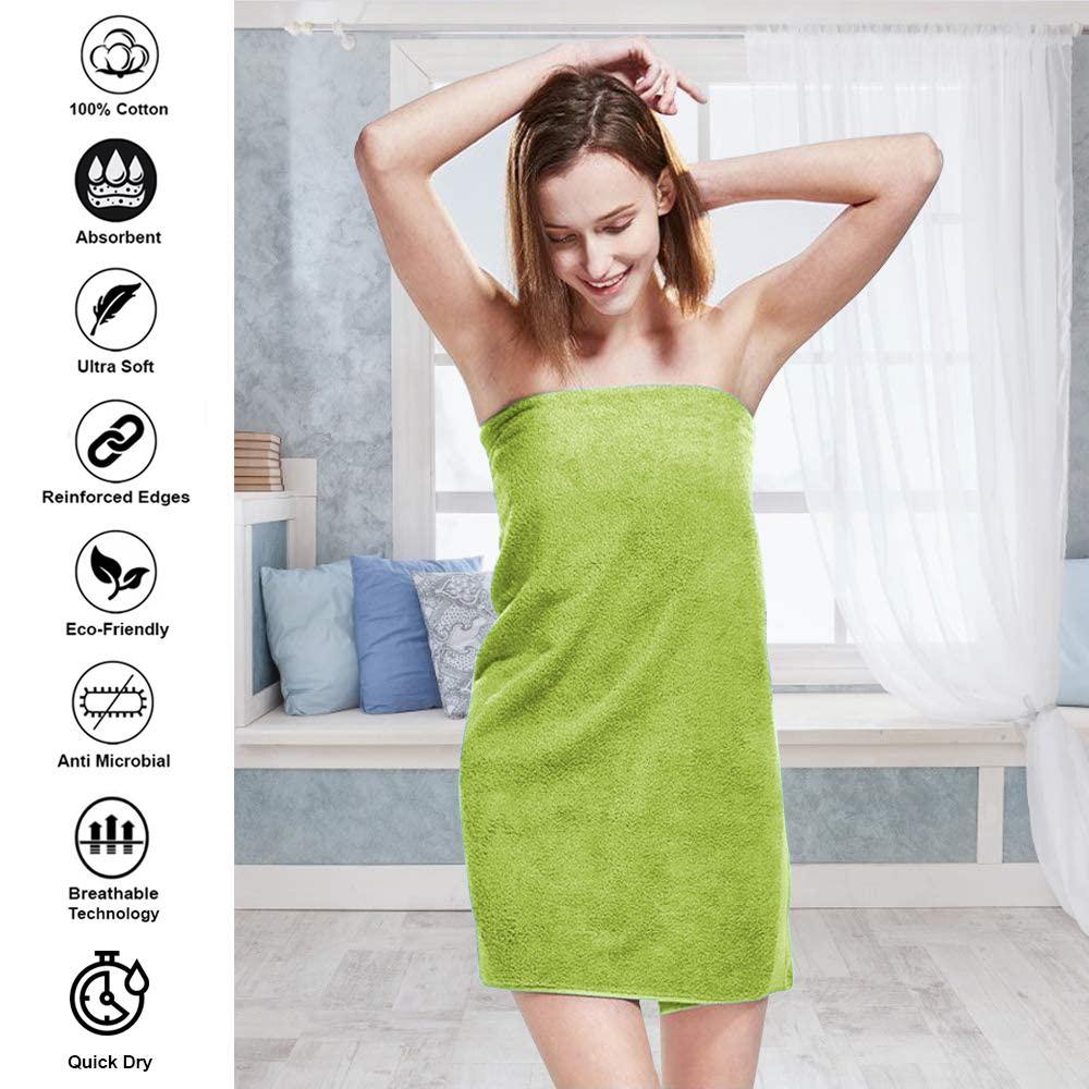 Lavish Touch 400 GSM 100% Cotton 4 Pack Bath Towels Set - Kea Global