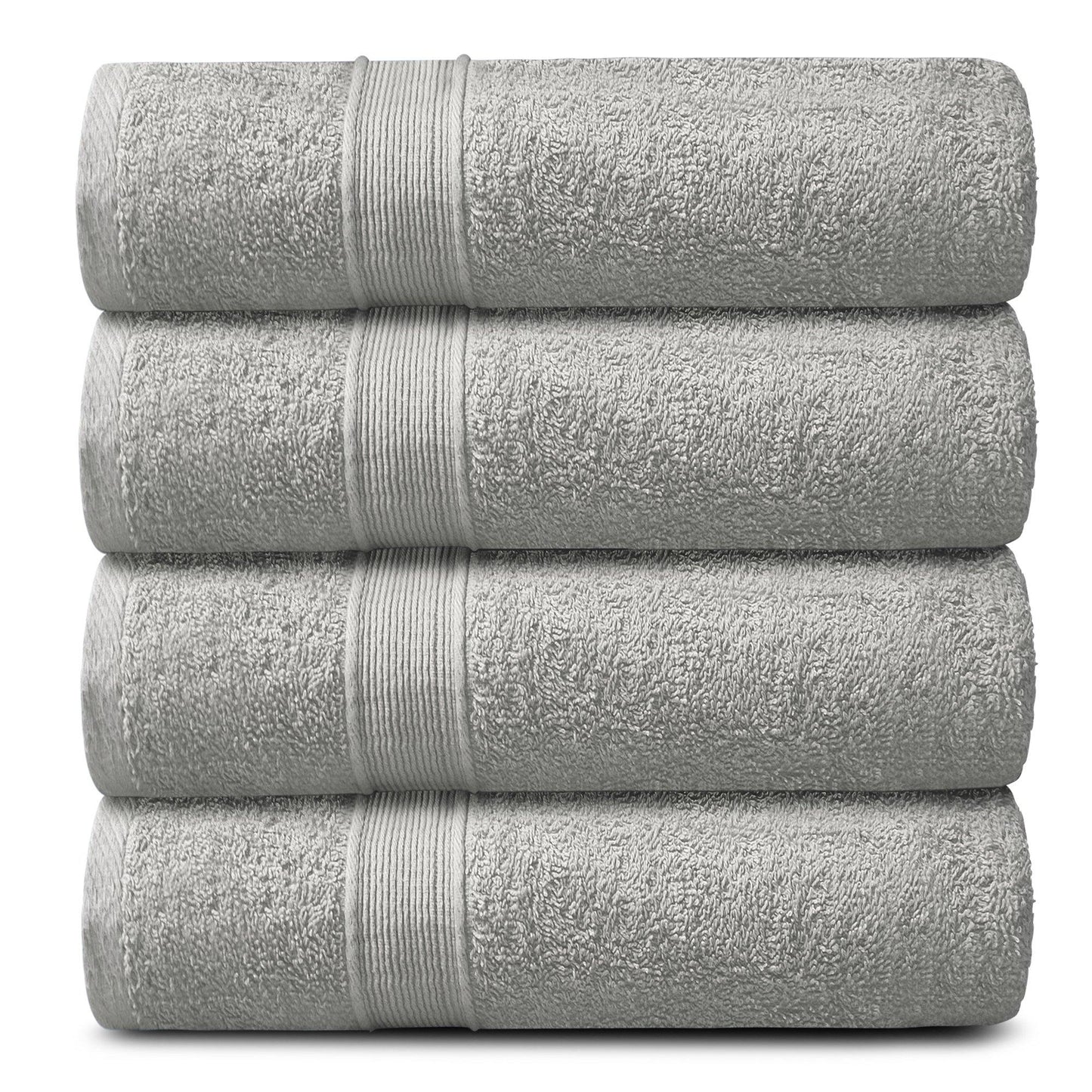 Lavish Touch 400 GSM 100% Cotton 4 Pack Bath Towels Set - Kea Global