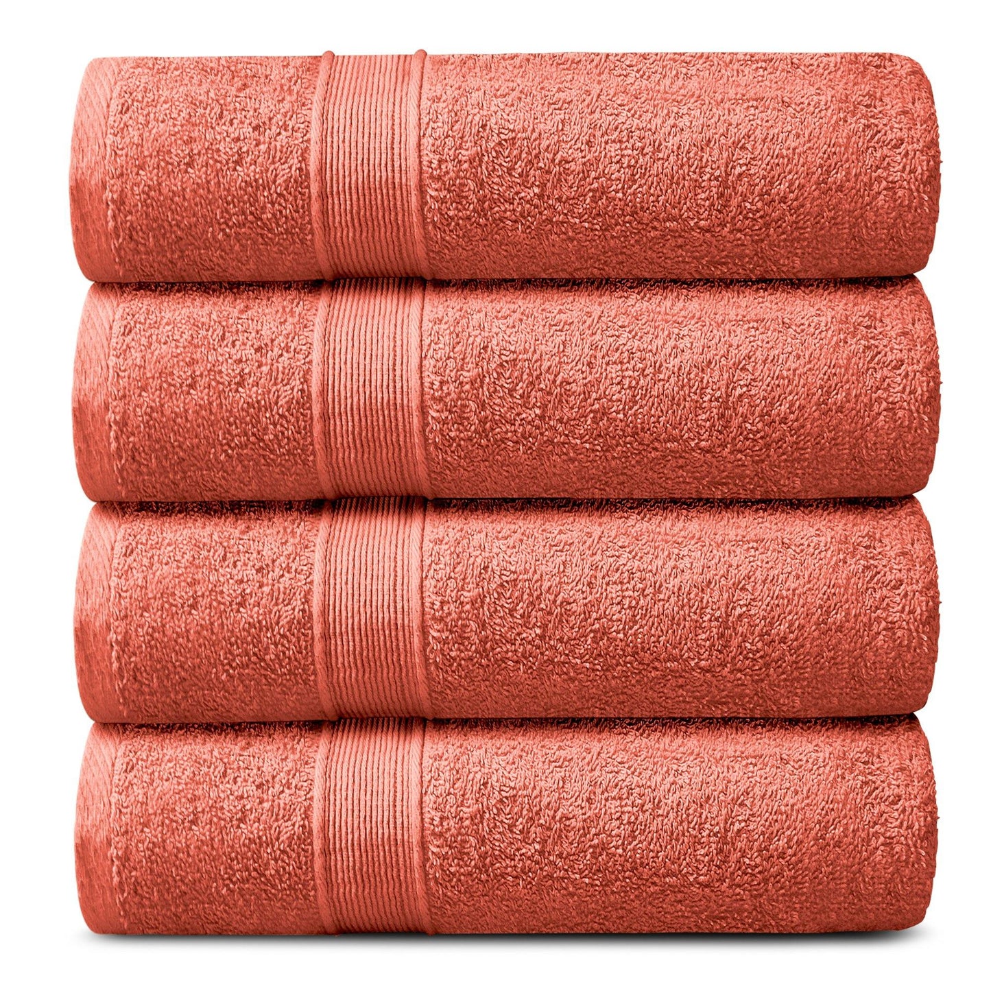 Lavish Touch 400 GSM 100% Cotton 4 Pack Bath Towels Set - Kea Global