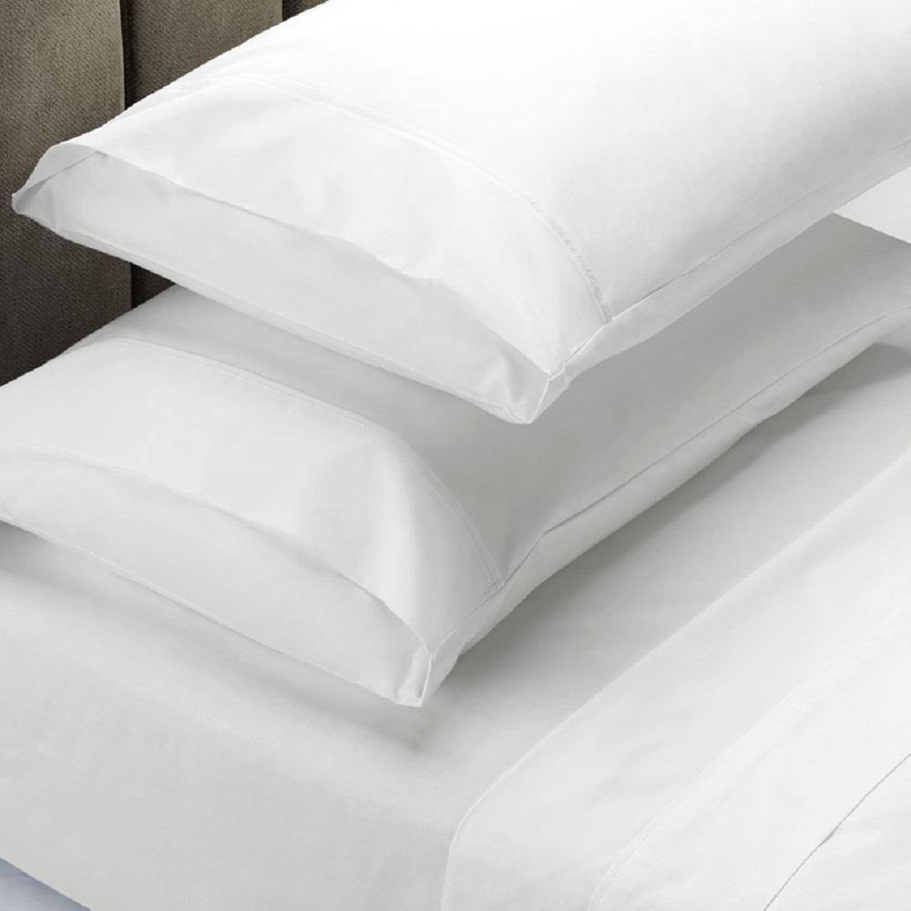 Lavish Touch 1750 TC Cotton 4 pc Sheet Set Queen - White - Kea Global