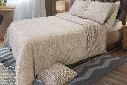 Lavish Touch 100% Cotton Double Brushed Flannel 160 GSM Duvet Cover Set Queen - Kea Global