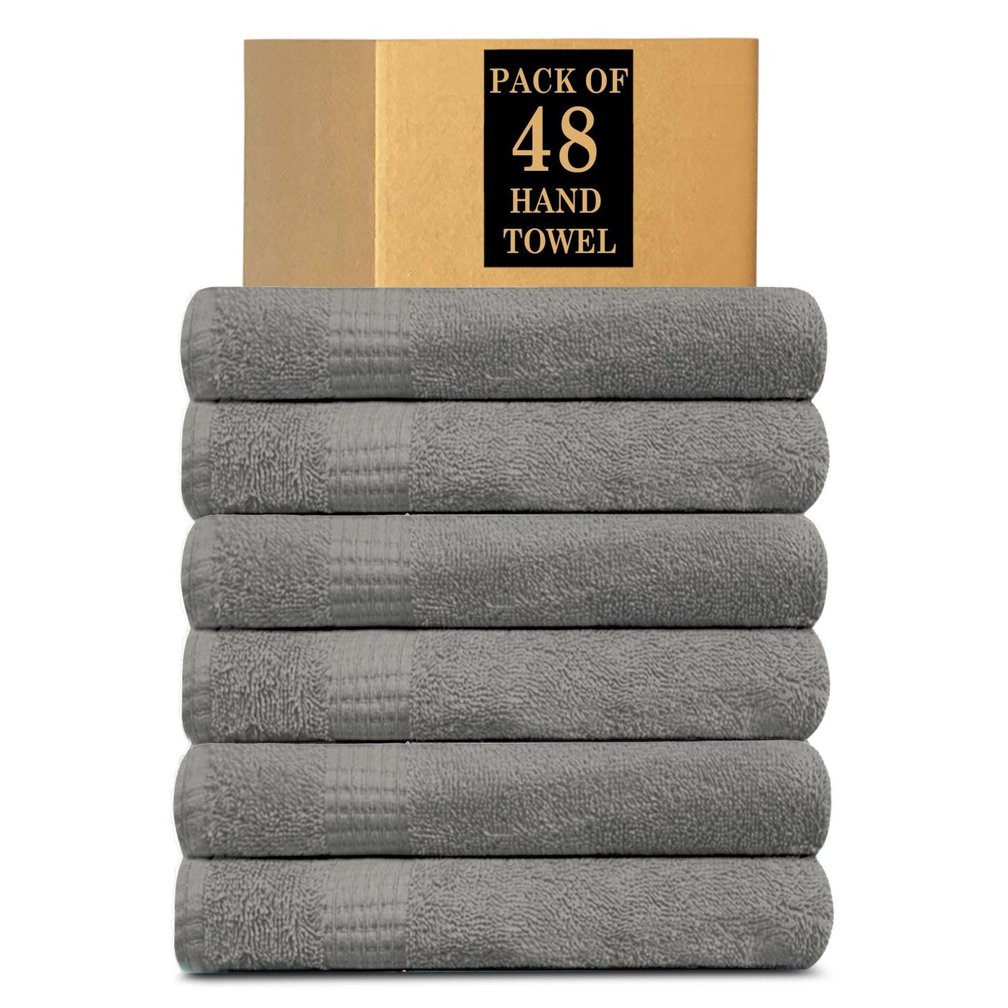 Lavish Touch Melrose 100% Cotton Luxury Hand Towels - Pack of 48 - Kea Global