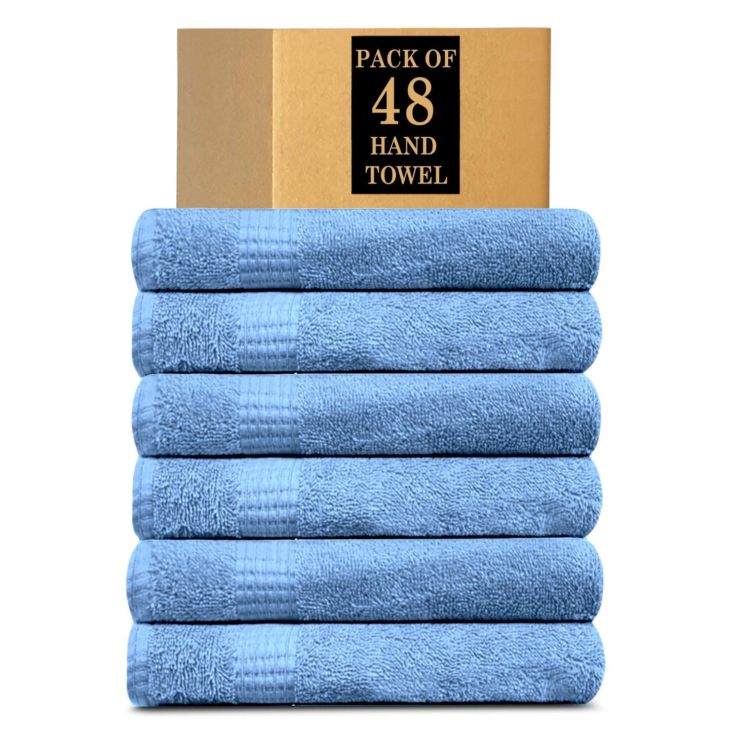 Lavish Touch Melrose 100% Cotton Luxury Hand Towels - Pack of 48 - Kea Global
