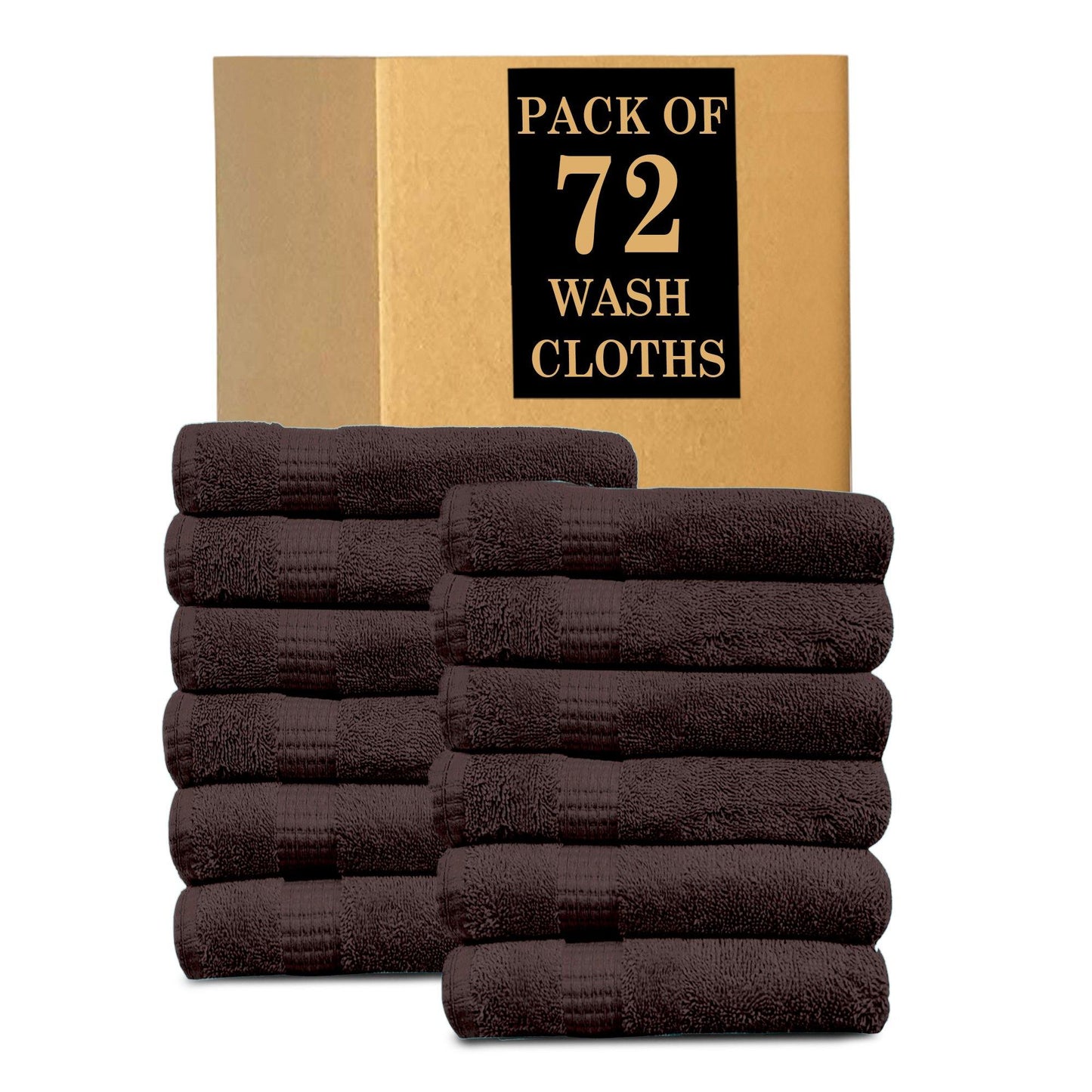 Lavish Touch Melrose 100% Cotton Luxury Wash Towels - Pack of 72 - Kea Global