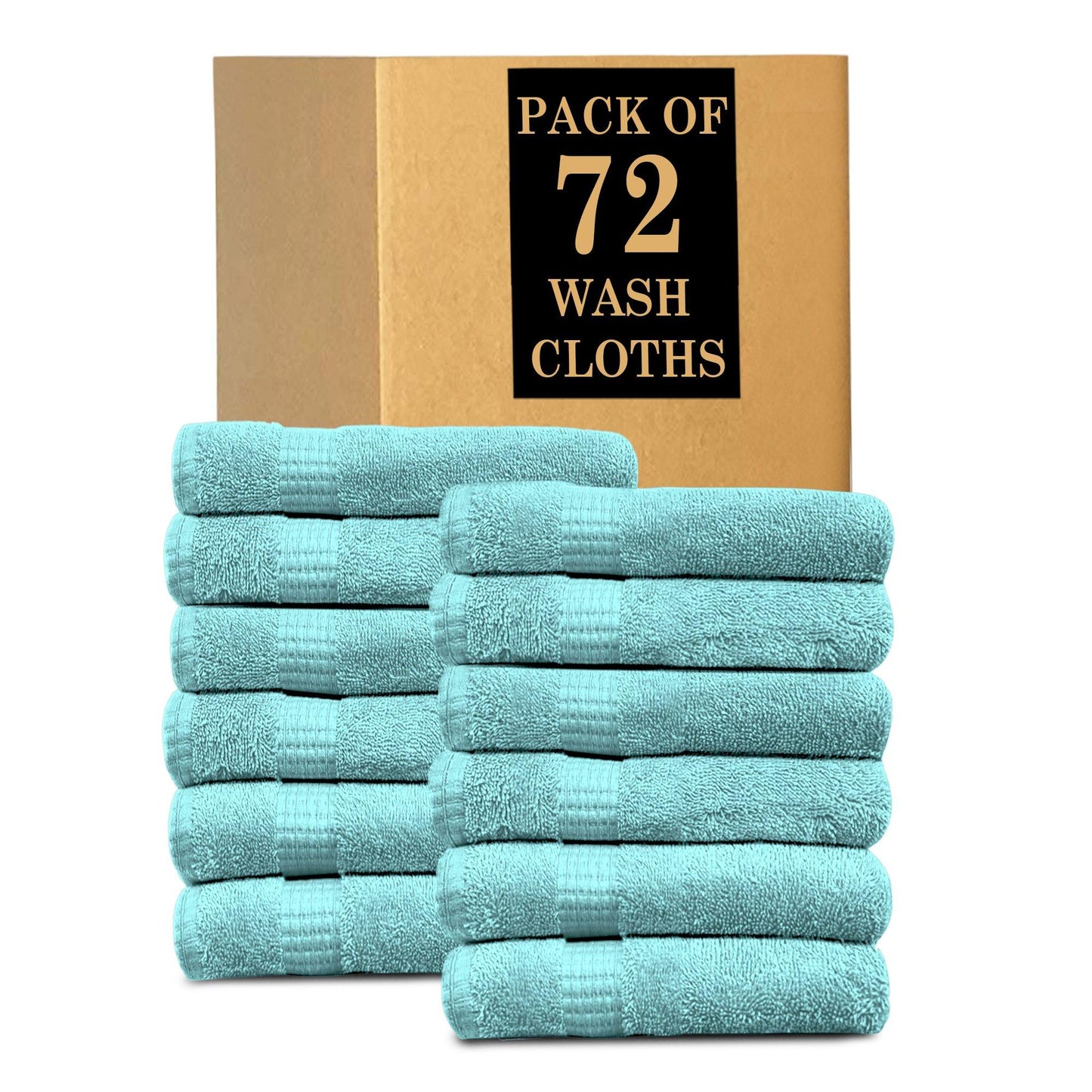 Lavish Touch Melrose 100% Cotton Luxury Wash Towels - Pack of 72 - Kea Global