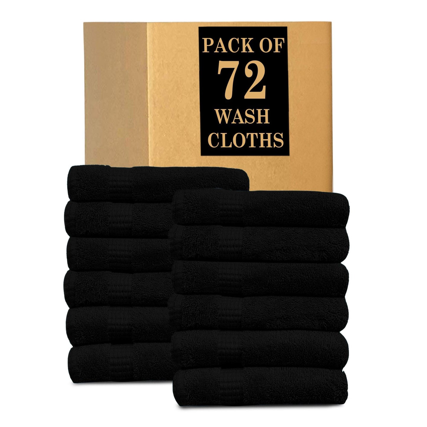 Lavish Touch Melrose 100% Cotton Luxury Wash Towels - Pack of 72 - Kea Global