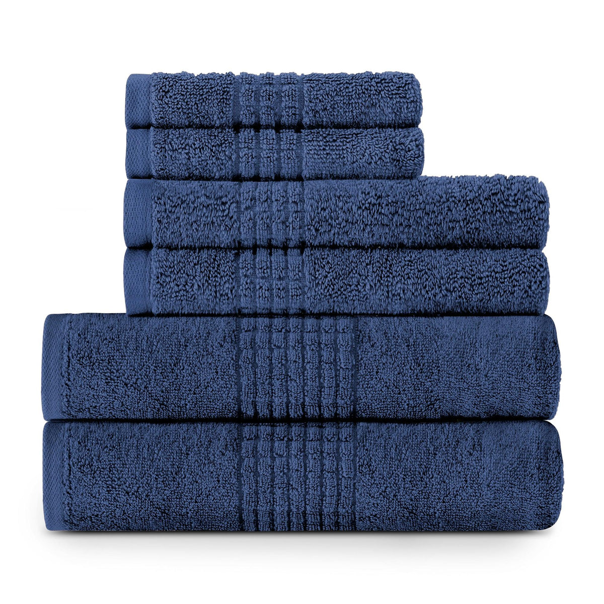 Lavish Touch 100% Cotton 600 GSM Melrose Pack of 12 Wash Towels Aqua