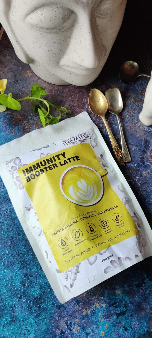 Namhya Immunity Booster Latte with Turmeric, Ashwagandha & Moringa - Kea Global