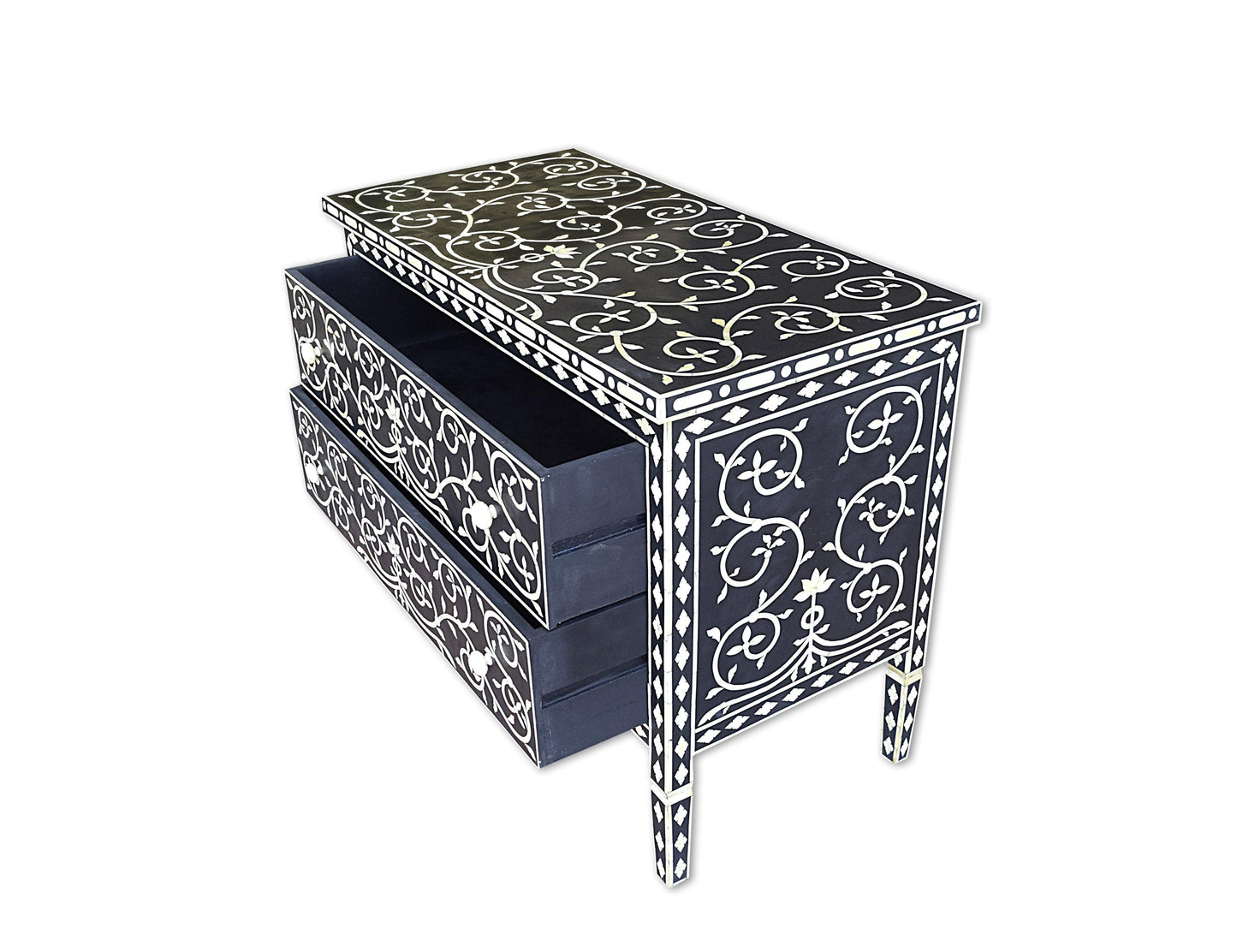 Lavish Touch Barrosa Drawer Chest - Bone Inlay - Kea Global