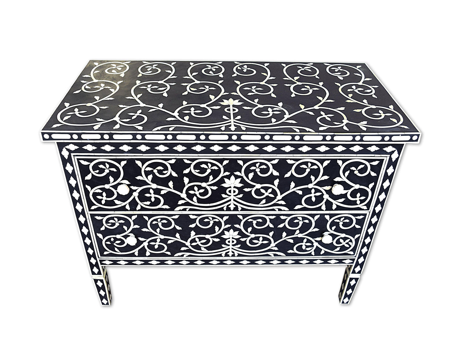Lavish Touch Barrosa Drawer Chest - Bone Inlay - Kea Global