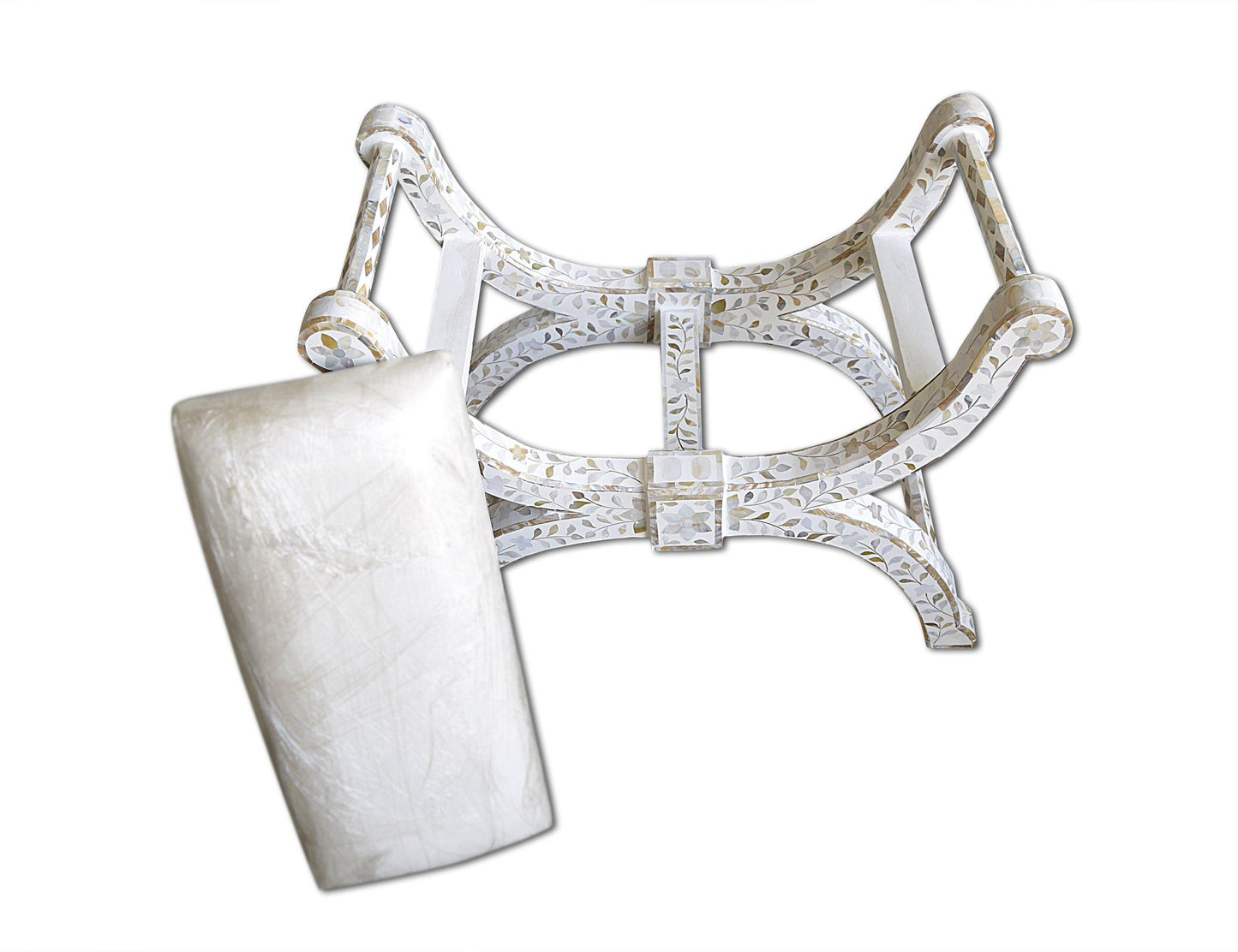Lavish Touch Marbelle Chair - Mother of Pearl Inlay - Kea Global