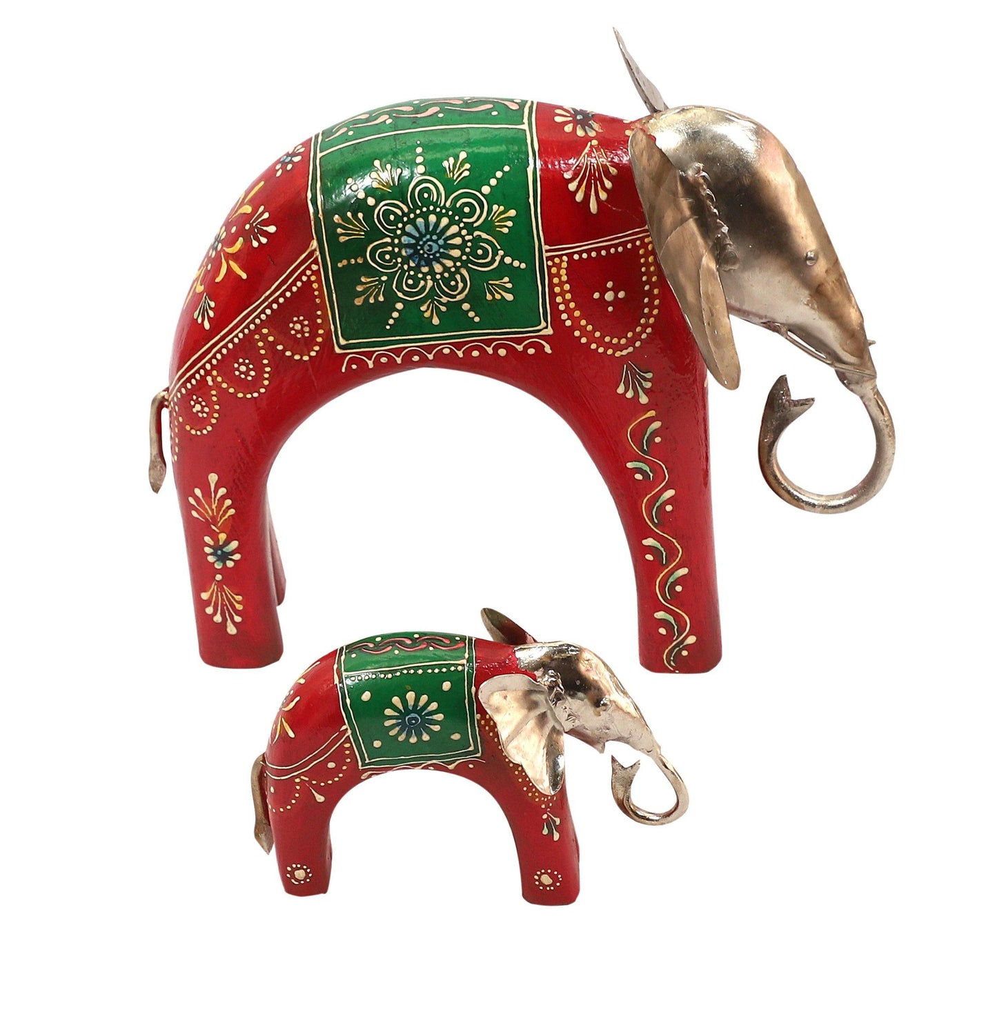 Lavish Touch Archer Elephants - Set Of 2 - Kea Global