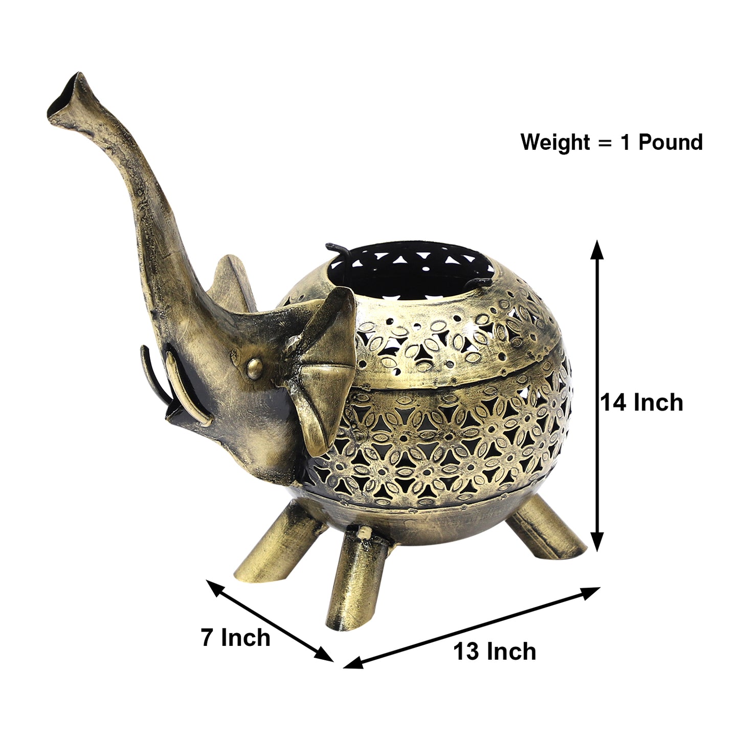 Lavish Touch Hava T-Light Holder - Big - Kea Global