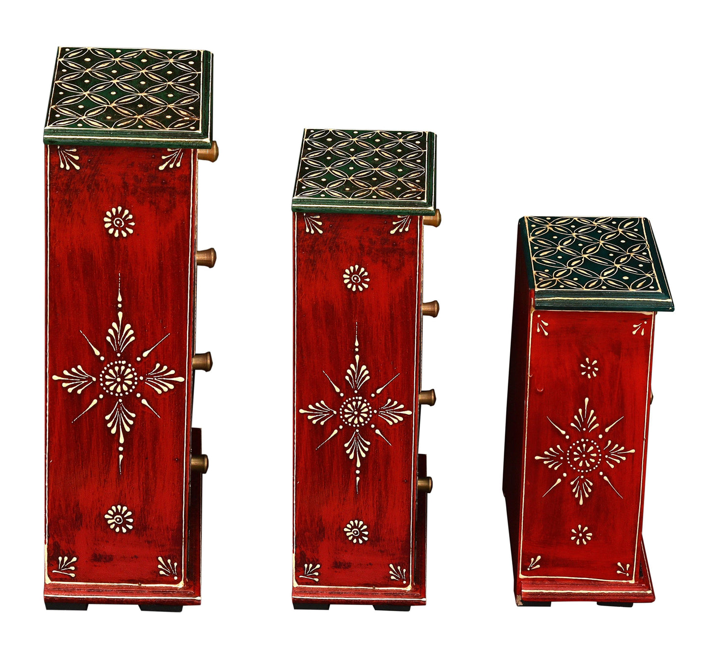 Lavish Touch Funa Drawer Chest - Set of 3 - Kea Global