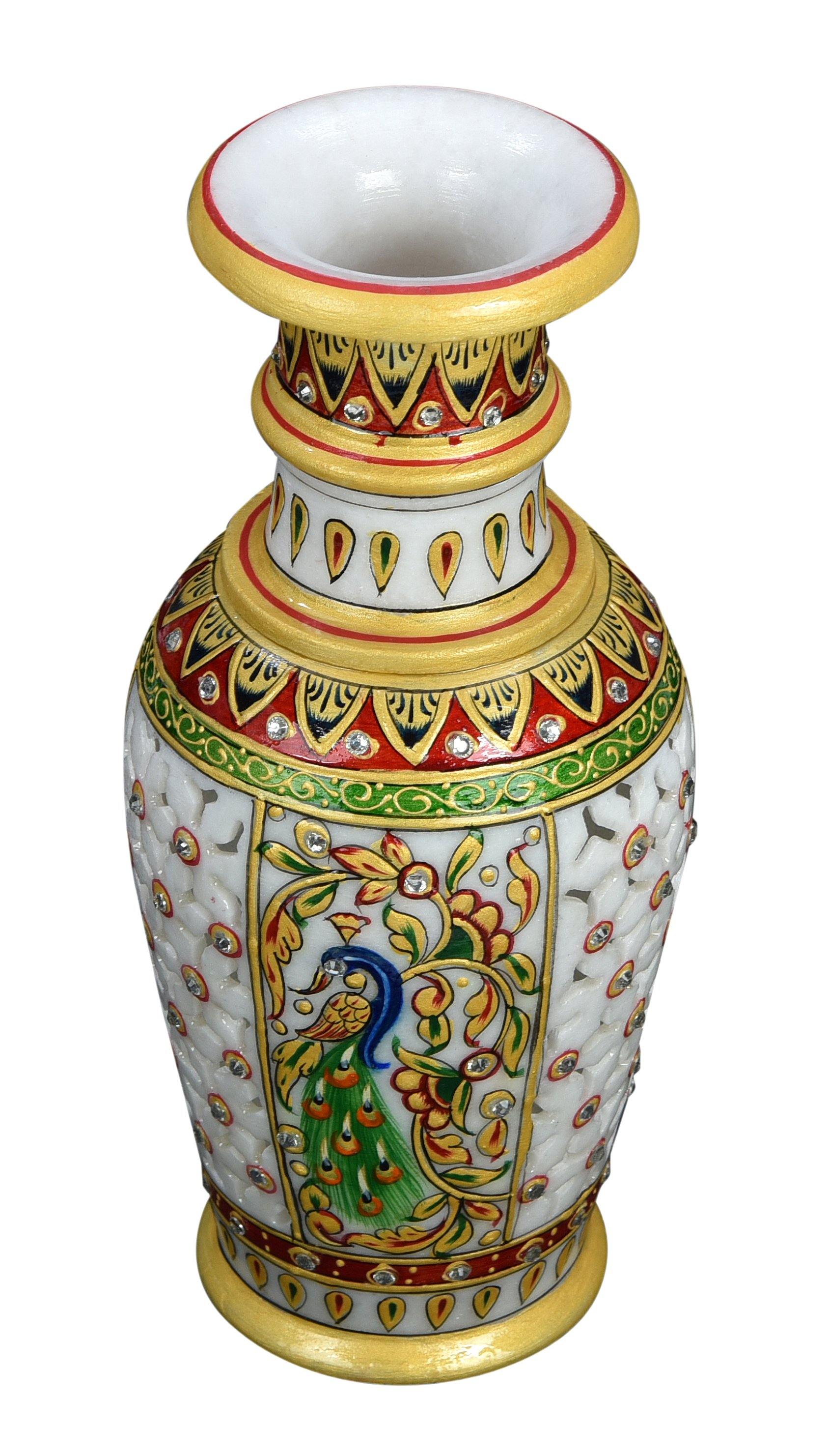 Lavish Touch Zara Marble Vase - Kea Global