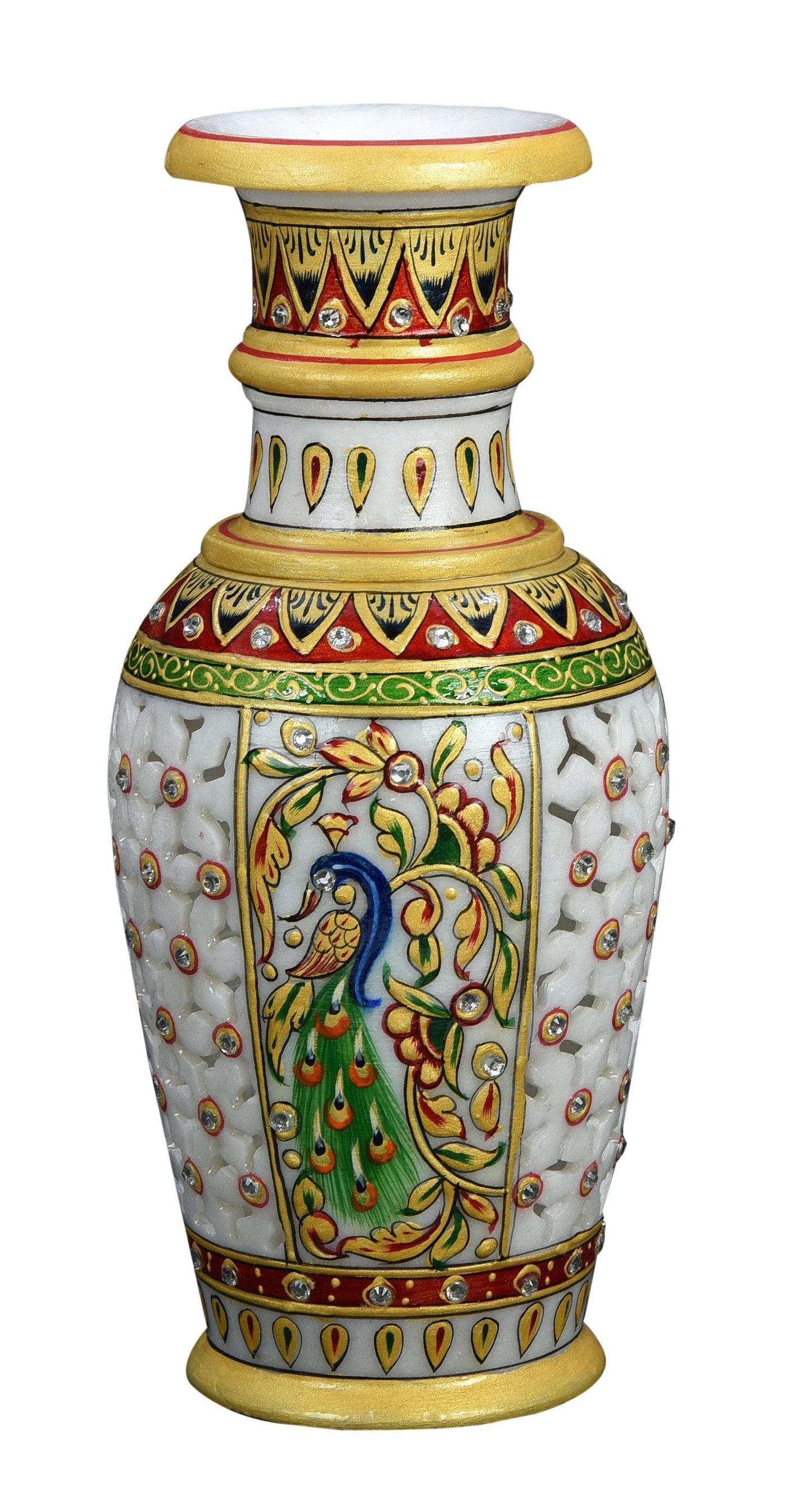 Lavish Touch Zara Marble Vase - Kea Global