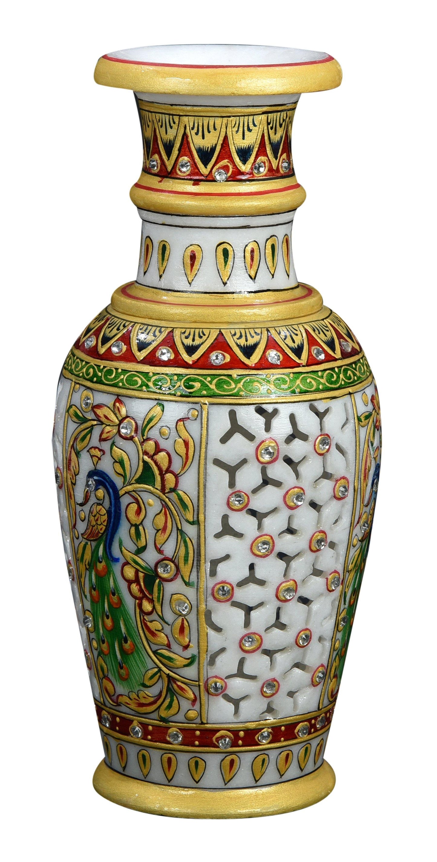 Lavish Touch Zara Marble Vase - Kea Global
