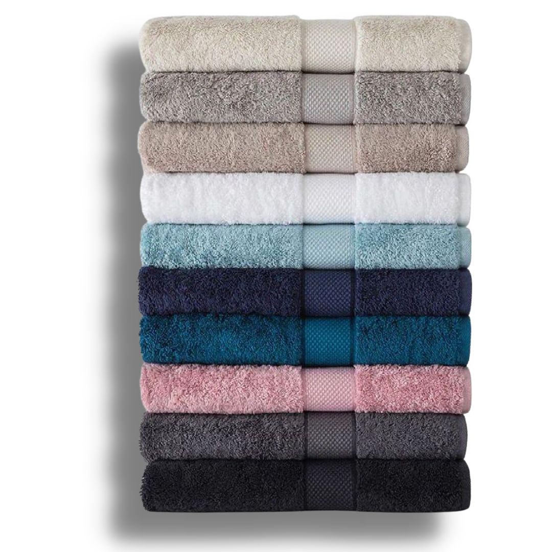 Lavish Touch 100% Egyptian 2 Ply Cotton 700 GSM Mosaic Pack of 6 Hand Towels