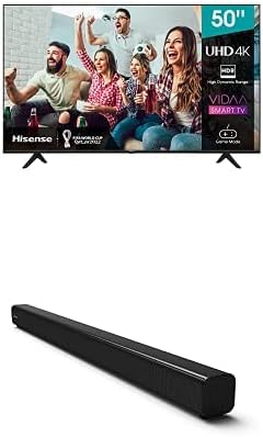 Hisense 58 Inch TV UHD Smart HDR 10/HLG Wifi (2.4GHZ) Bluetooth 5.0 DLNA HDCP Version H.265 decoder - 58A6GE (2021 Model)