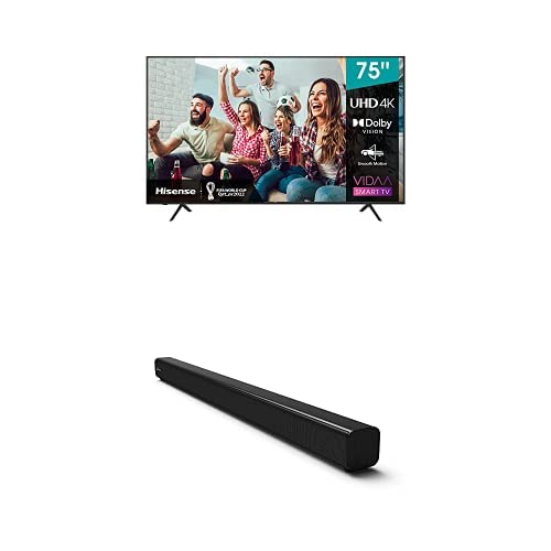 Hisense 58 Inch TV UHD Smart HDR 10/HLG Wifi (2.4GHZ) Bluetooth 5.0 DLNA HDCP Version H.265 decoder - 58A6GE (2021 Model)