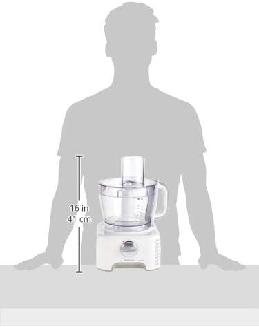 Kenwood Food Processor 750W Multi-Functional With 3 Interchangeable Disks, Blender, Whisk, Dough Maker Fdp03 White