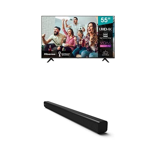 Hisense 58 Inch TV UHD Smart HDR 10/HLG Wifi (2.4GHZ) Bluetooth 5.0 DLNA HDCP Version H.265 decoder - 58A6GE (2021 Model)