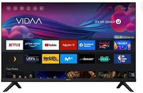 Hisense 50 Inch TV 4K UHD Smart TV, With Dolby Vision HDR, DTS Virtual X, YouTube, Netflix, Freeview Play & Alexa Built-in, Bluetooth & WiFi Black Model 50A61GTUK - 1 Year Full Warranty.