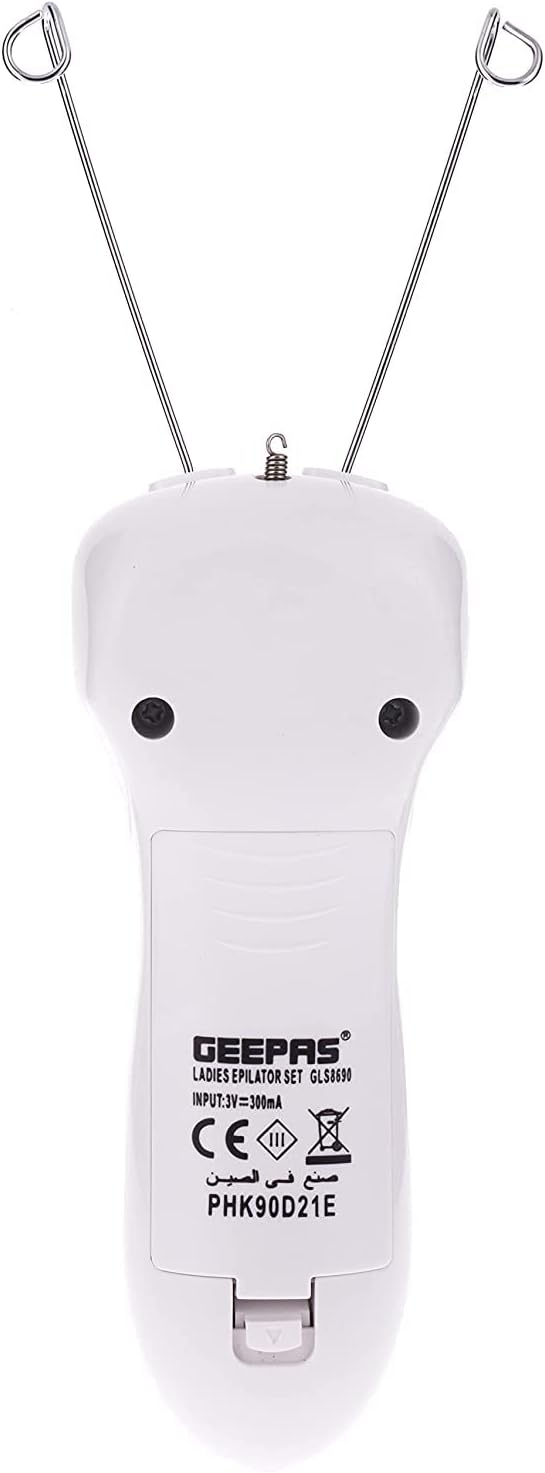 Geepas-Ideal for All Skin Types Rechargeable Ladies Epilator Set GLS8690