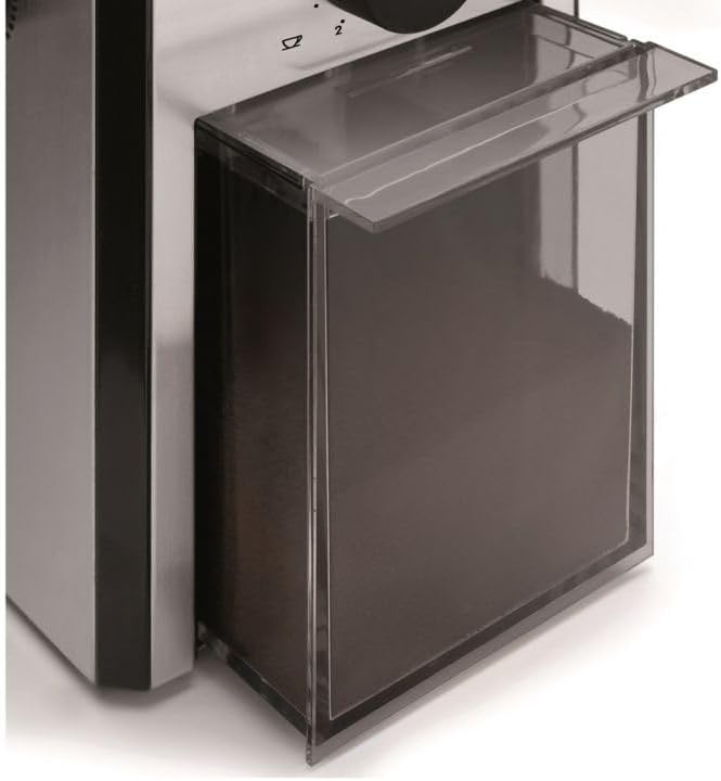 De'Longhi KG89 KG 89 Professional coffee grinder for up to 12 cups, plastic housing, silver, 110 watts