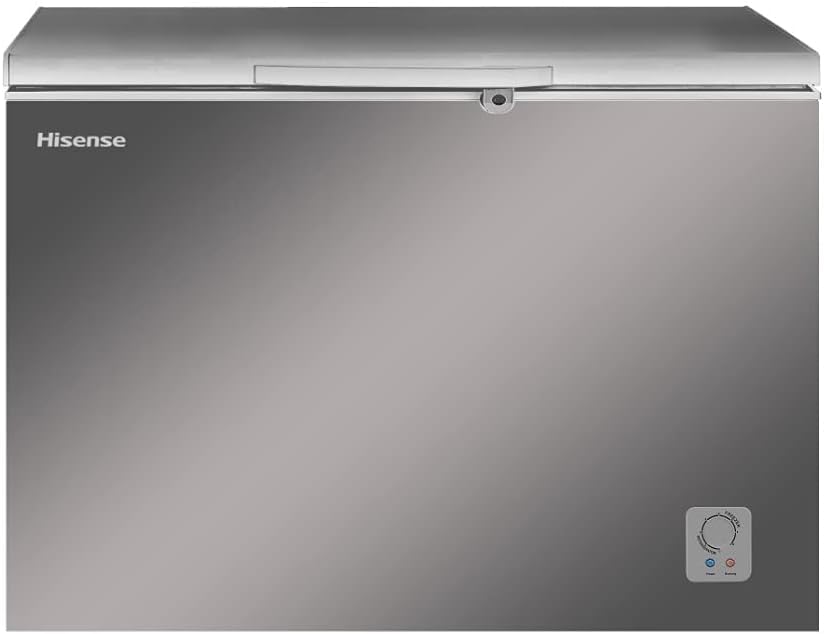 Hisense Chest Freezer 400 Liter Single Door Silver Model Fc40Dt4St -1 Year Full & 5 Year Compressor Warranty.