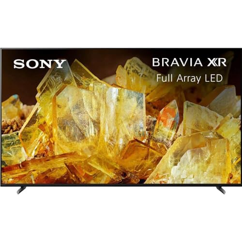 Sony 75 Inch 4K Ultra HD TV X90L Series: BRAVIA XR Full Array LED Smart Google TV with Dolby Vision HDR and Exclusive Features for The Playstation® 5 XR75X90L- Latest Model,Black