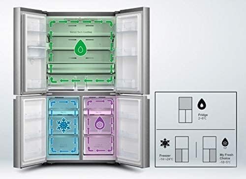 Hisense Refrigerator 264 Liter Top Mount Double Door Silver Model Rt264N4Dgn"Min 1 year manufacturer warranty"