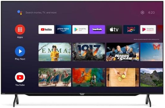 Sharp 70 Inch AQUOS XLED 4K Ultra HD Mini LED Google Android TV Black Model 4T-C70BK1X - 1 Year Warranty.
