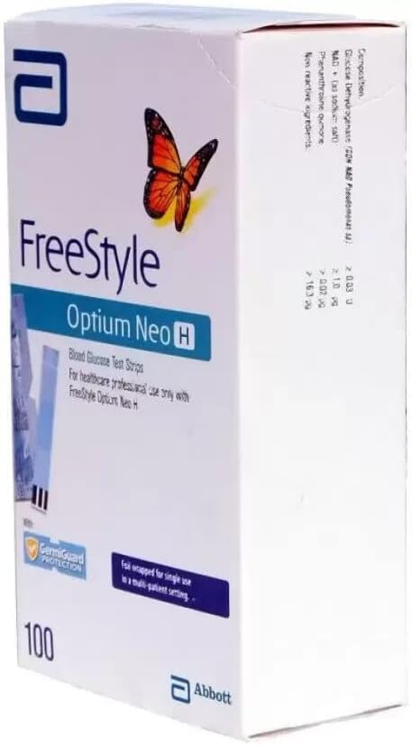 Freestyle Optium Neo H 100 Glucometer Test Strips