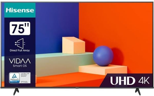 Hisense 75A61K 4K Smart DLED Television 75inch (2023 Model)