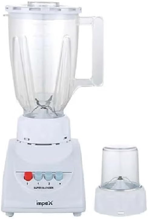 Impex 2 In 1 Mixer Grinder Blender 1500 ml,400W High-Efficient Motor With Safety Features (BL 3501 Maroon & White)