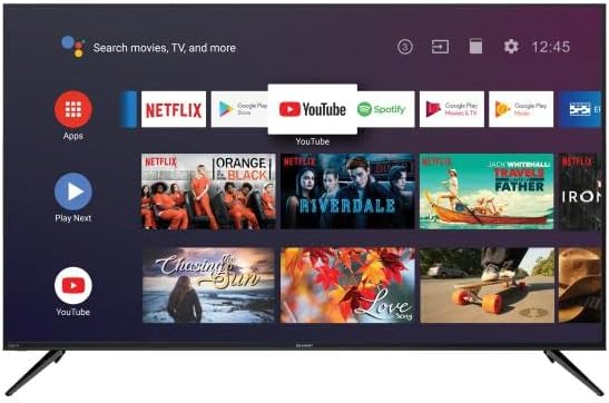 Sharp AQUOS 70 Inch 4K UHD Android TV, 4T-C70CK3X